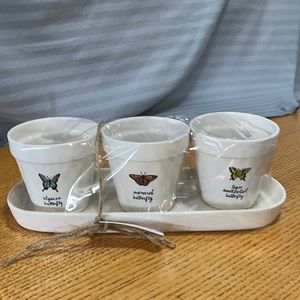 RAE DUNN BUTTERFLY PLANTER